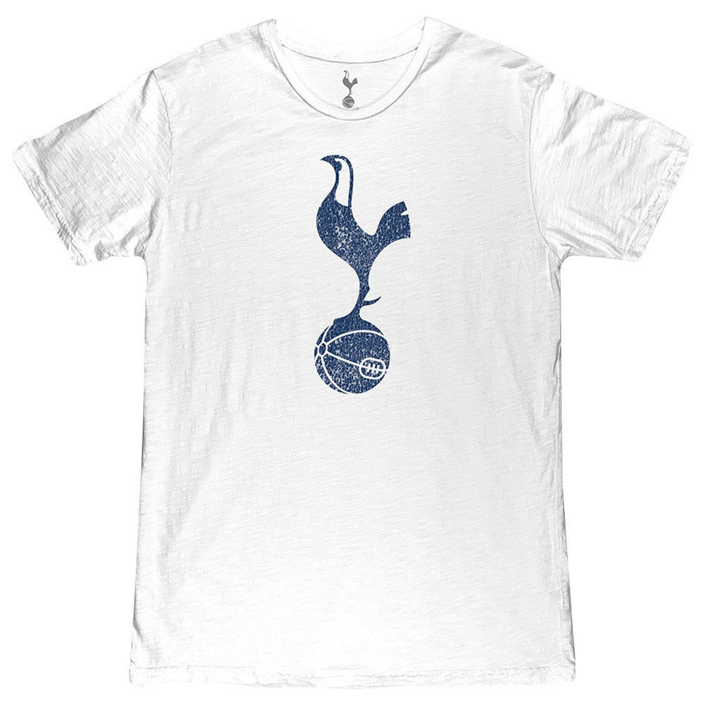 Tottenham Hotspur 1863FC Mono Crest Slub T-Shirt -  White