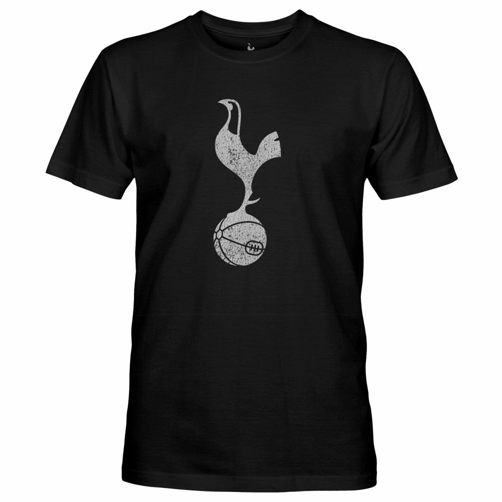 Tottenham Hotspur 1863FC Mono Crest Slub T-Shirt -  Black