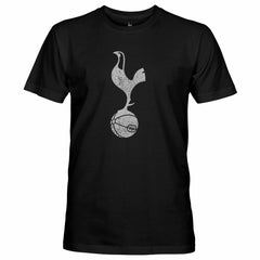Tottenham Hotspur 1863FC Mono Crest Slub T-Shirt -  Black
