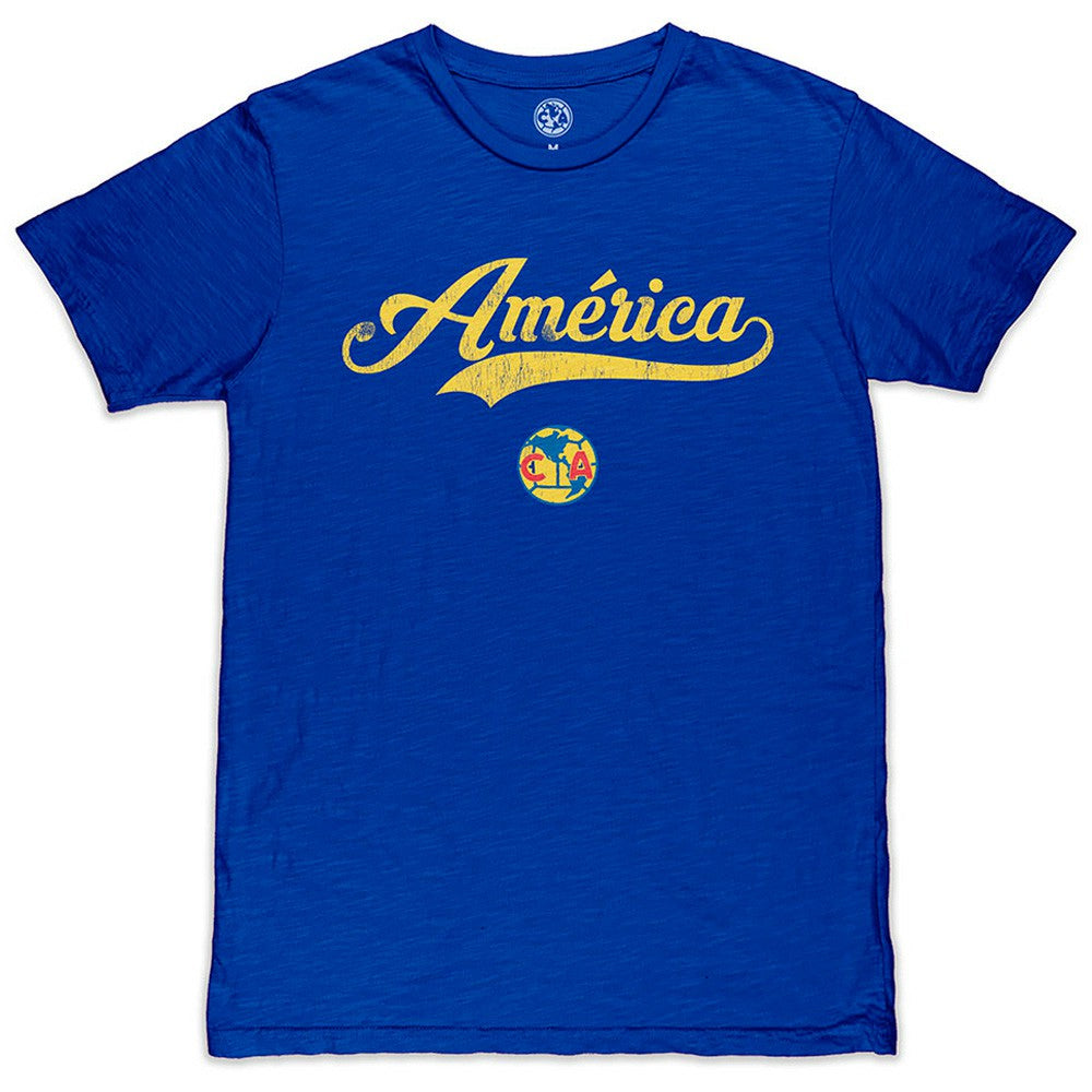Club America 1863FC Script Slub T-Shirt -  Royal