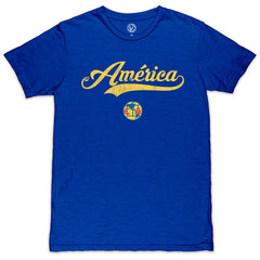 Club America 1863FC Script Slub T-Shirt -  Royal