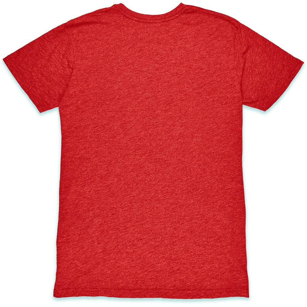 Barcelona 1863FC Mono Crest Twisted Tri-Blend Slub T-Shirt -  Red