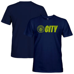 Manchester City 1863FC Lockup Slub T-Shirt -  Navy