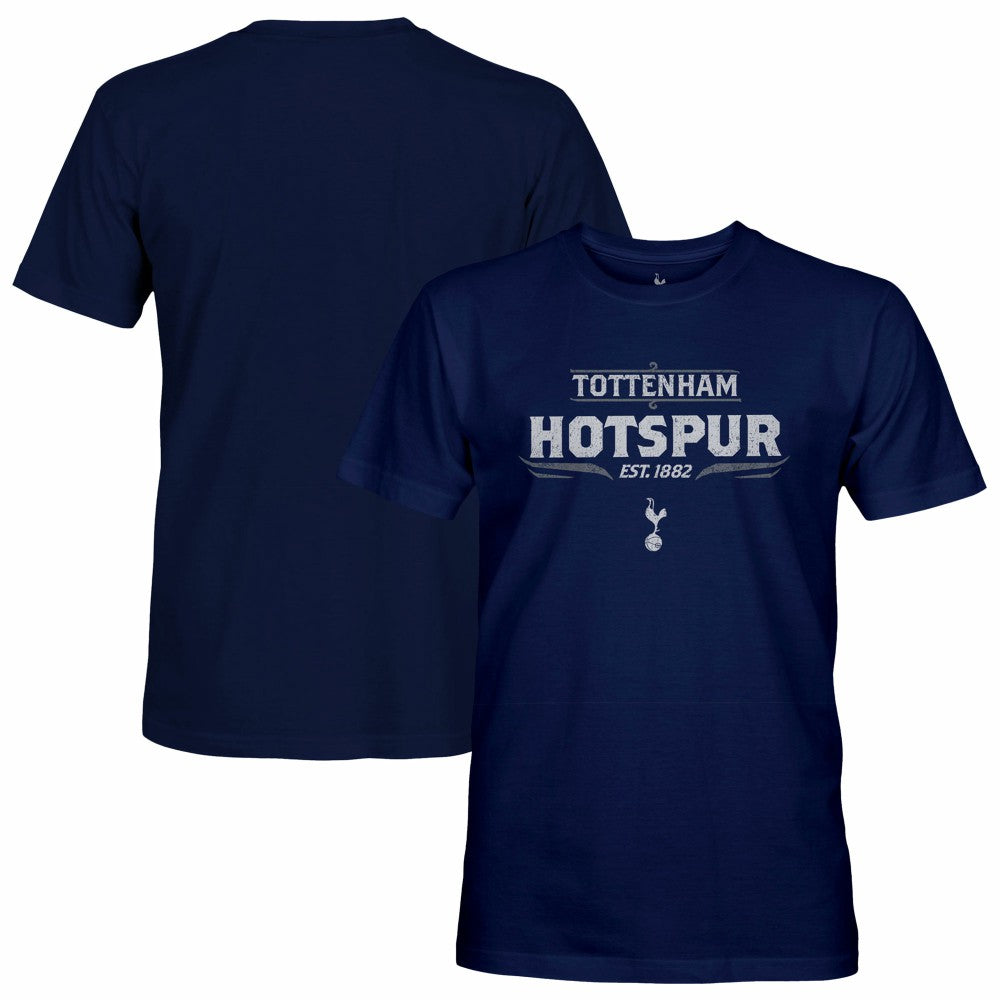 Tottenham Hotspur 1863FC Team Legacy Slub T-Ahirt -  Navy