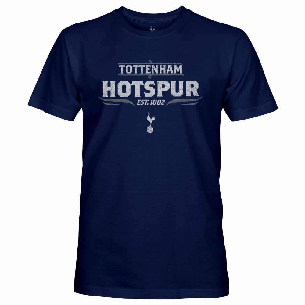Tottenham Hotspur 1863FC Team Legacy Slub T-Ahirt -  Navy