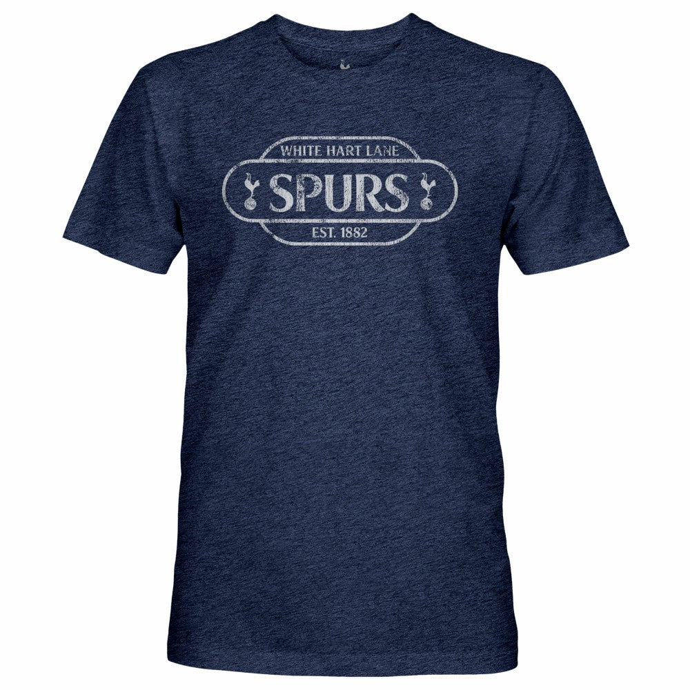 Tottenham Hotspur 1863FC Landmark Twisted Tri-Blend Slub T-Shirt -  Heather Navy