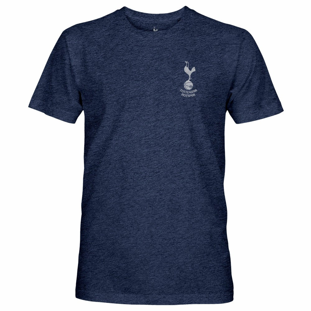 Tottenham Hotspur 1863FC Front Back Date Twisted Tri-Blend T-Shirt -  Heather Navy