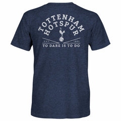 Tottenham Hotspur 1863FC Front Back Date Twisted Tri-Blend T-Shirt -  Heather Navy