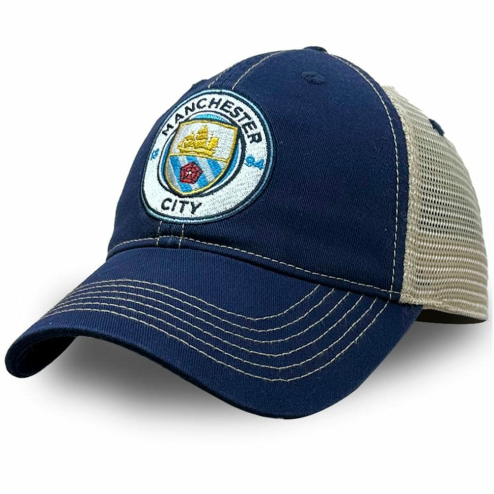 Manchester City 1863FC Trucker Adjustable Hat -  Navy