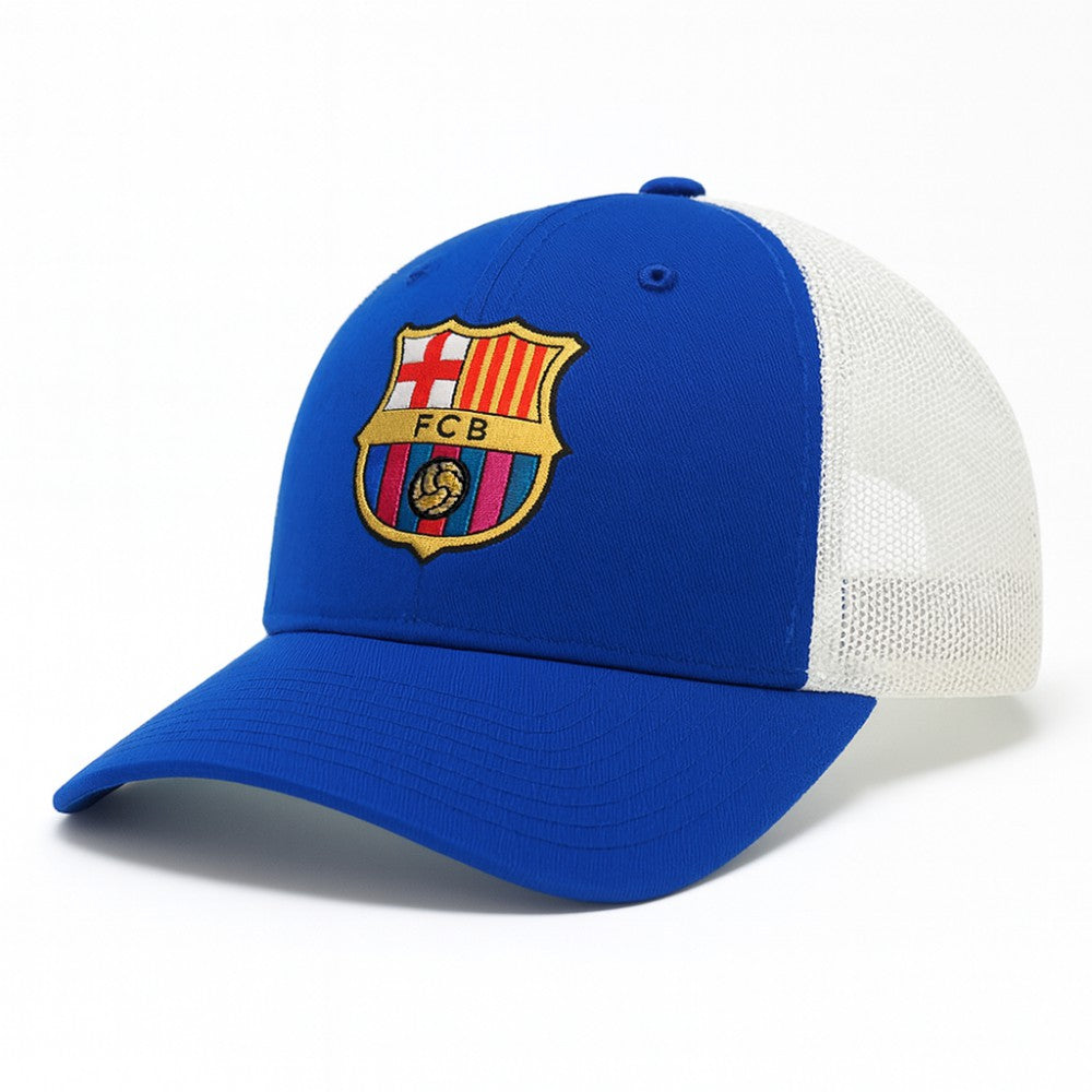 Barcelona 1863FC Washed Trucker Adjustable Hat -  Royal