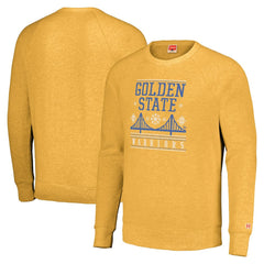 NBA Golden State Warriors Homage Unisex Holiday Tri-Blend Raglan Pullover Sweatshirt sale