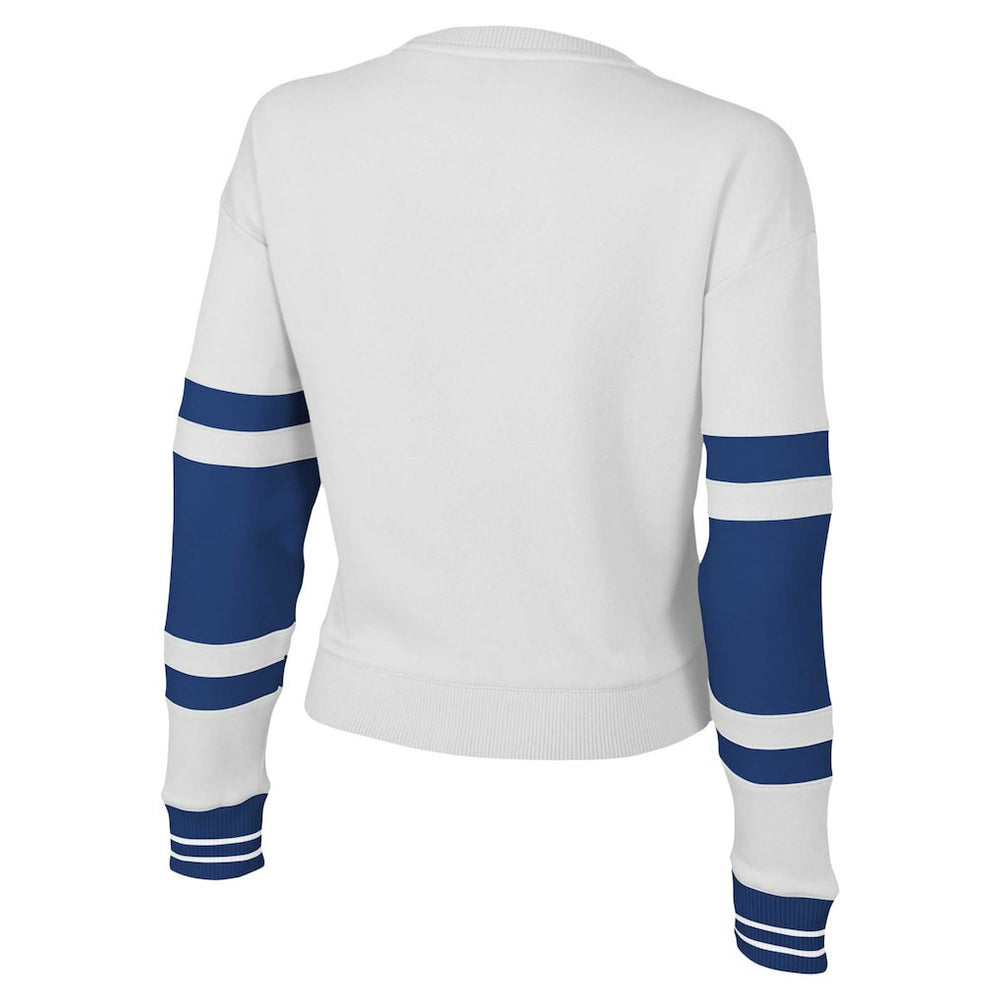 NBA Philadelphia 76ers Stadium Essentials Women's Scrimmage Cropped Pullover Sweatshirt