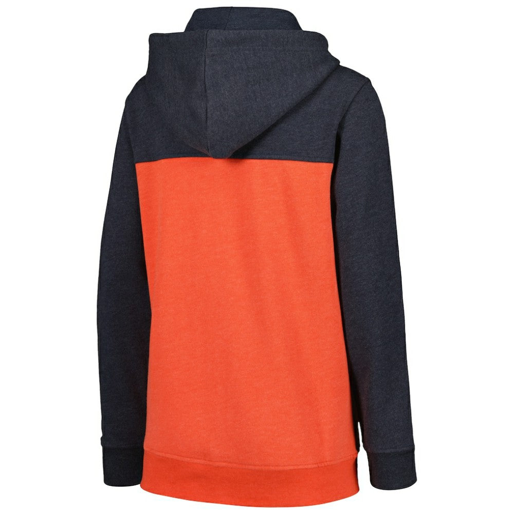 MLB Houston Astros New Era Women's Color Block Full-Zip Hoodie Jacket
