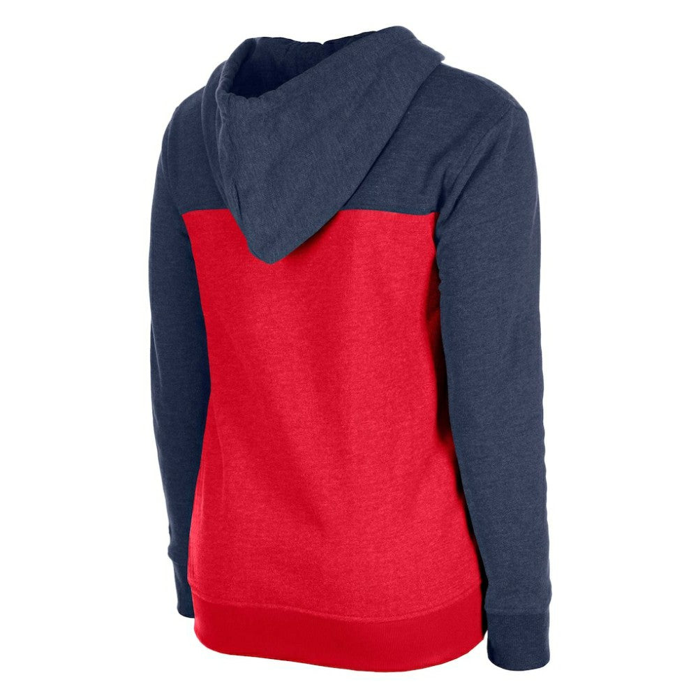 MLB Minnesota Twins New Era Women's Color Block Full-Zip Hoodie Jacket