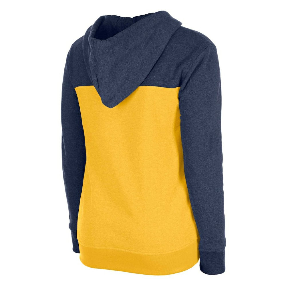 MLB Milwaukee Brewers New Era Women's Color Block Full-Zip Hoodie Jacket