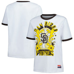 MLB San Diego Padres New Era Women's Oversized Ringer T-Shirt