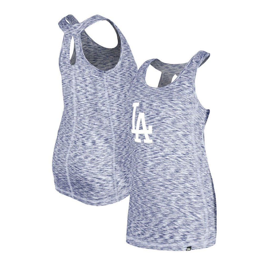 MLB Los Angeles Dodgers New Era Women's Space Dye Keyhole Back Tank Top