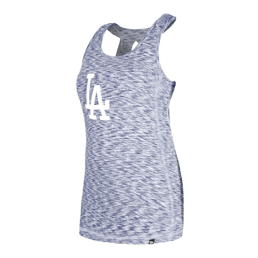 MLB Los Angeles Dodgers New Era Women's Space Dye Keyhole Back Tank Top
