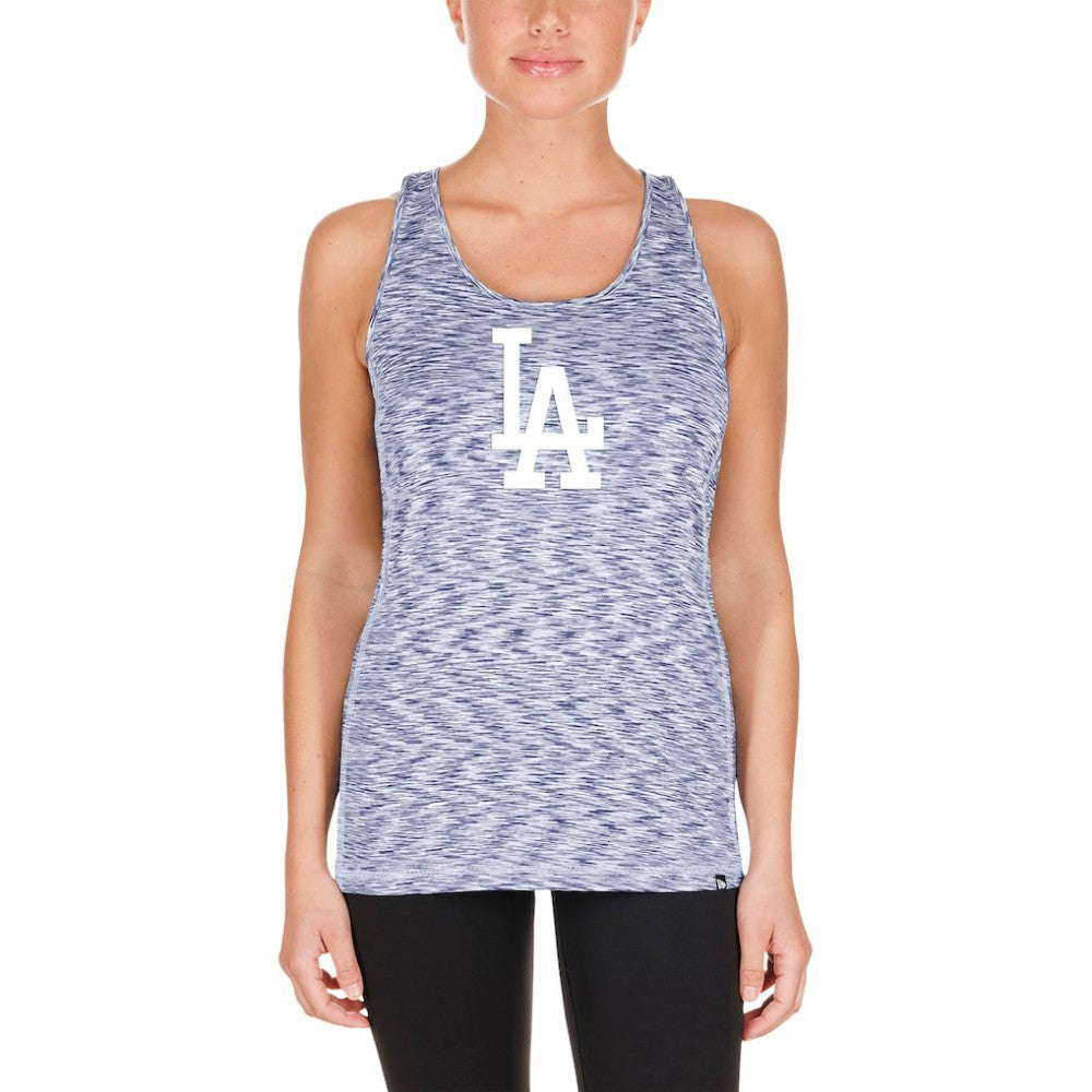 MLB Los Angeles Dodgers New Era Women's Space Dye Keyhole Back Tank Top