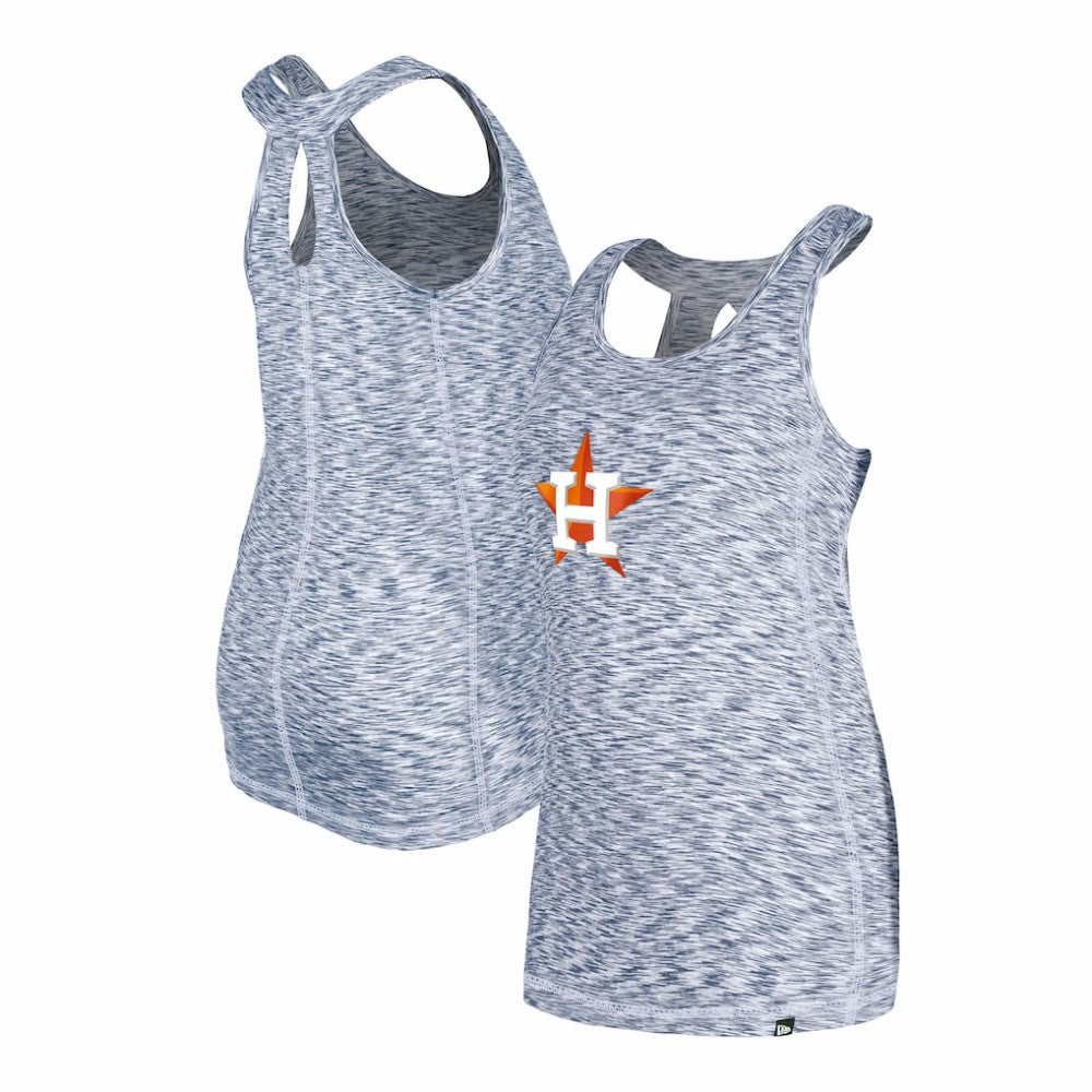 MLB Houston Astros New Era Women's Space Dye Keyhole Back Tank Top
