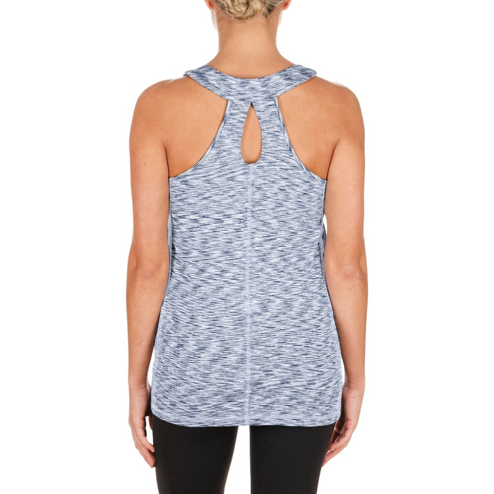 MLB Houston Astros New Era Women's Space Dye Keyhole Back Tank Top