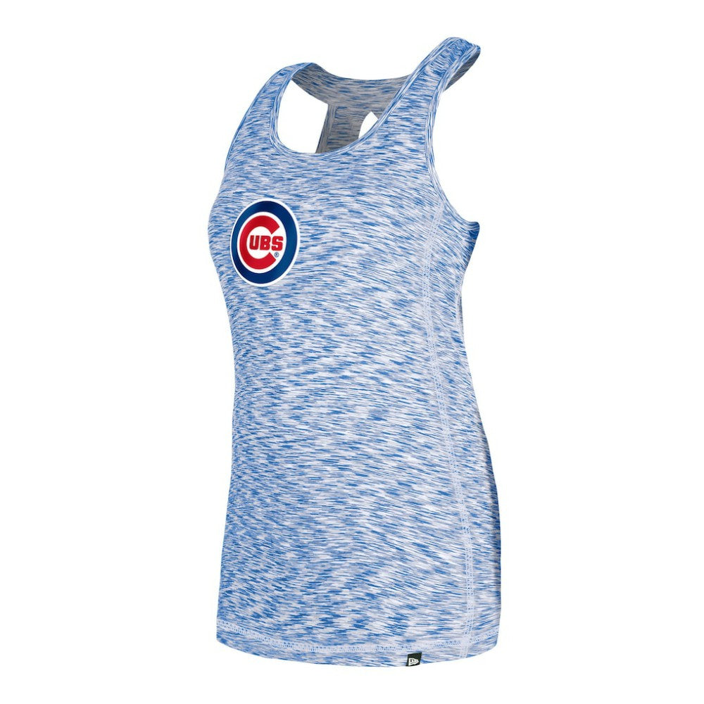MLB Chicago Cubs New Era Women's Space Dye Keyhole Back Tank Top