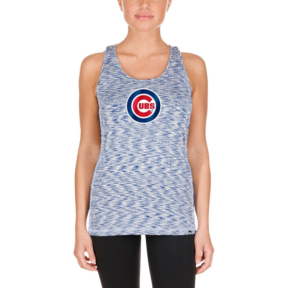 MLB Chicago Cubs New Era Women's Space Dye Keyhole Back Tank Top