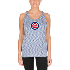 MLB Chicago Cubs New Era Women's Space Dye Keyhole Back Tank Top