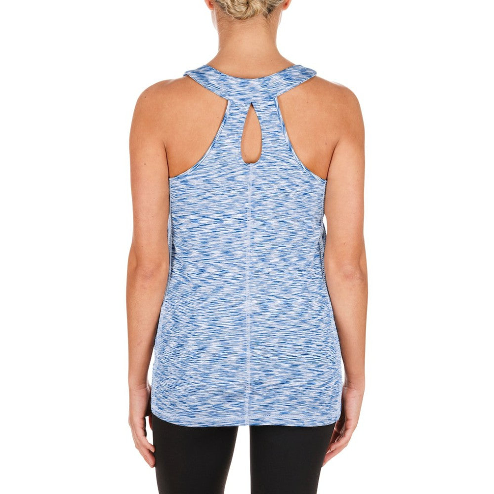 MLB Chicago Cubs New Era Women's Space Dye Keyhole Back Tank Top