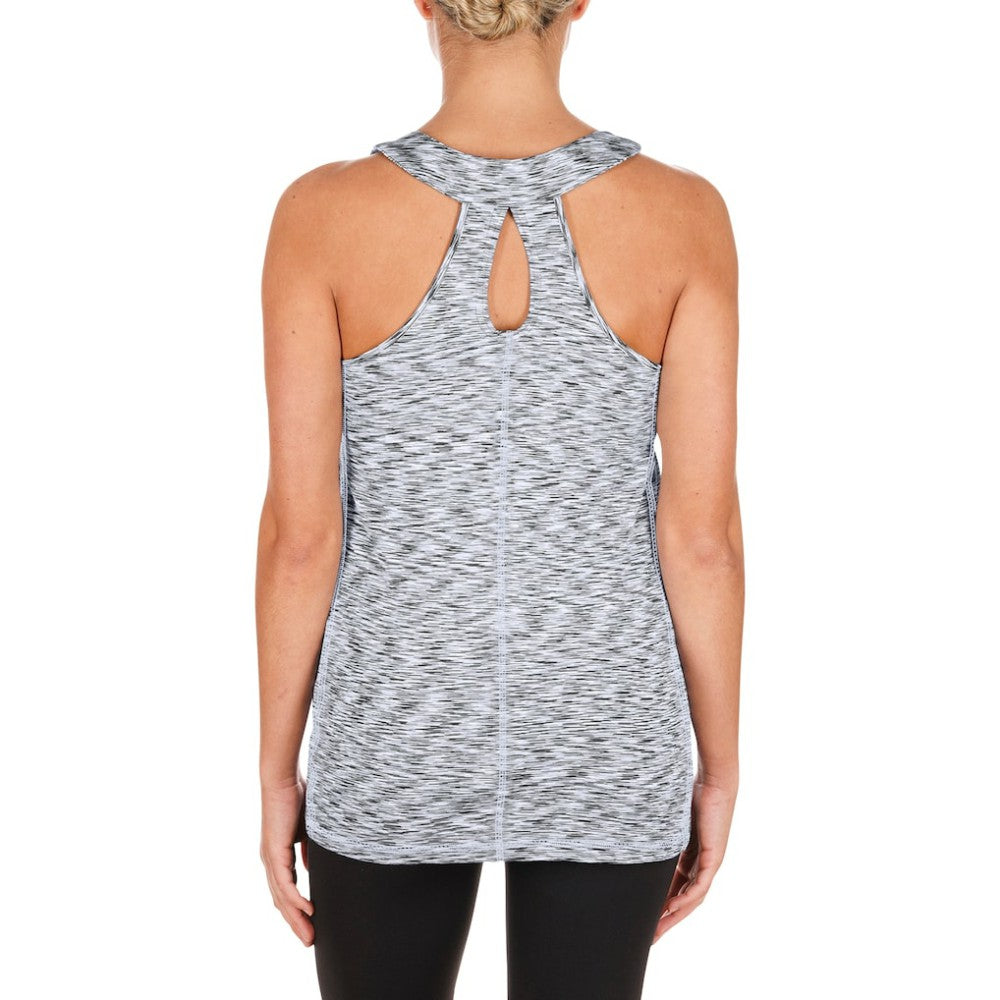MLB Chicago White Sox New Era Women's Space Dye Keyhole Back Tank Top
