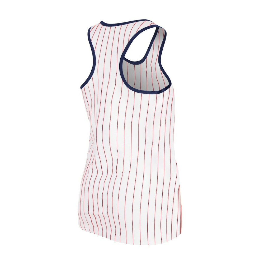 MLB St. Louis Cardinals New Era Women's Sequin Pinstripe Racerback Tank Top