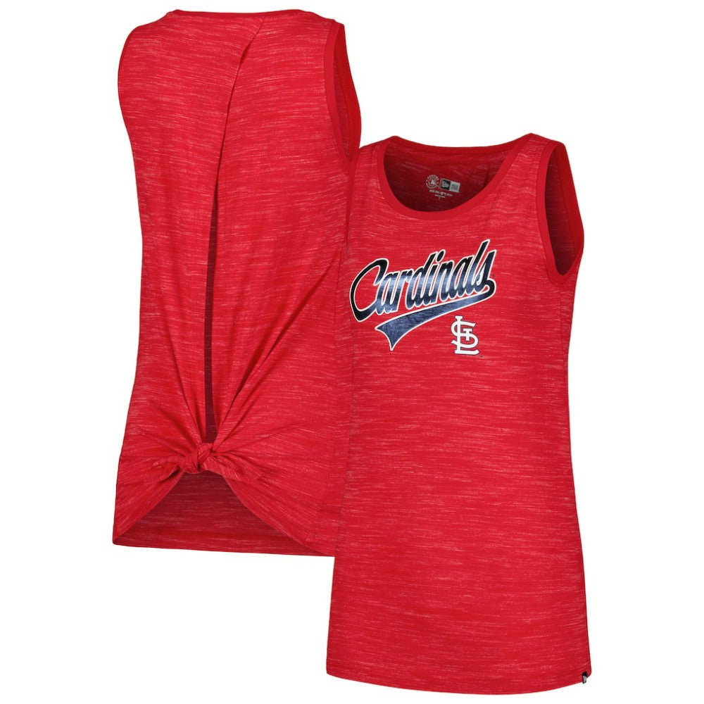 MLB St. Louis Cardinals New Era Women's Space-Dye Active Tank Top