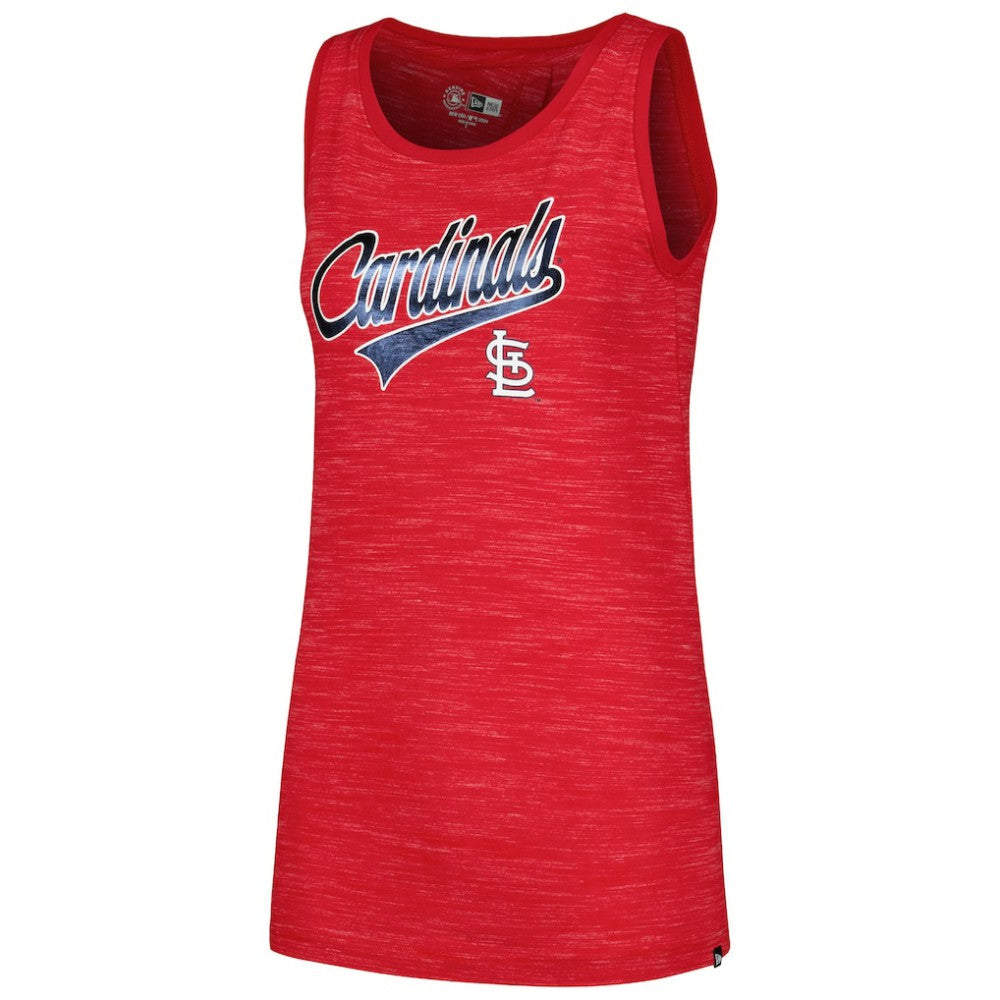 MLB St. Louis Cardinals New Era Women's Space-Dye Active Tank Top