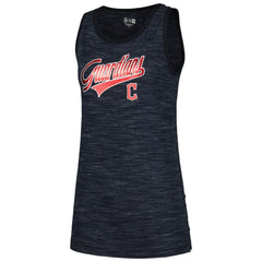 MLB Cleveland Guardians New Era Women's Space-Dye Active Tank Top