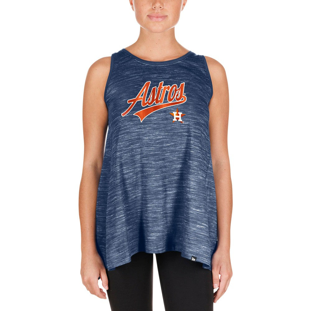 MLB Houston Astros New Era Women's Space-Dye Active Tank Top