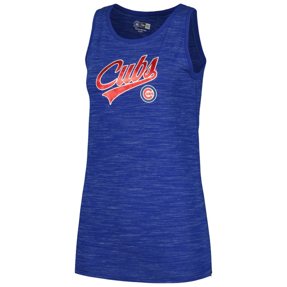 MLB Chicago Cubs New Era Women's Space-Dye Active Tank Top