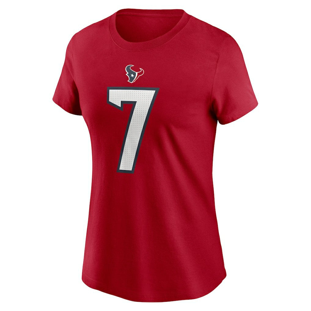 C.J. Stroud  Women's Player Name & Number T-Shirt - Houston Texans