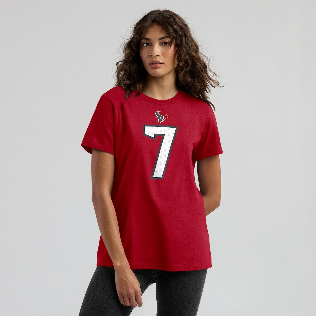 C.J. Stroud  Women's Player Name & Number T-Shirt - Houston Texans