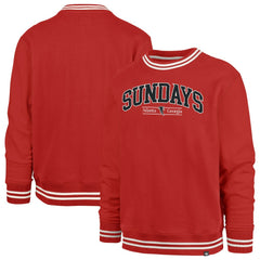'47 Sundays Clubhouse View Sierra Fleece Pullover Sweatshirt - Atlanta Falcons