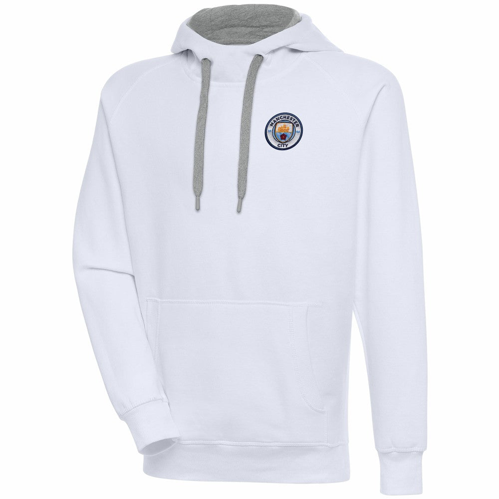 Manchester City Takeover Pullover Hoodie -  White