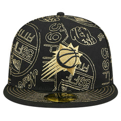 NBA Phoenix Suns 59FIFTY Day Allover Print Stencil Fitted Hat