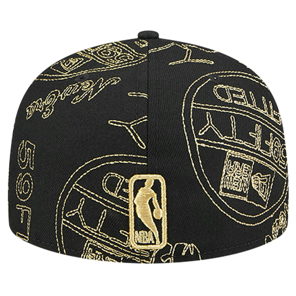 NBA Phoenix Suns 59FIFTY Day Allover Print Stencil Fitted Hat