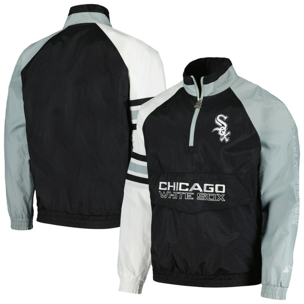MLB Chicago White Sox Starter Elite Raglan Half-Zip Jacket