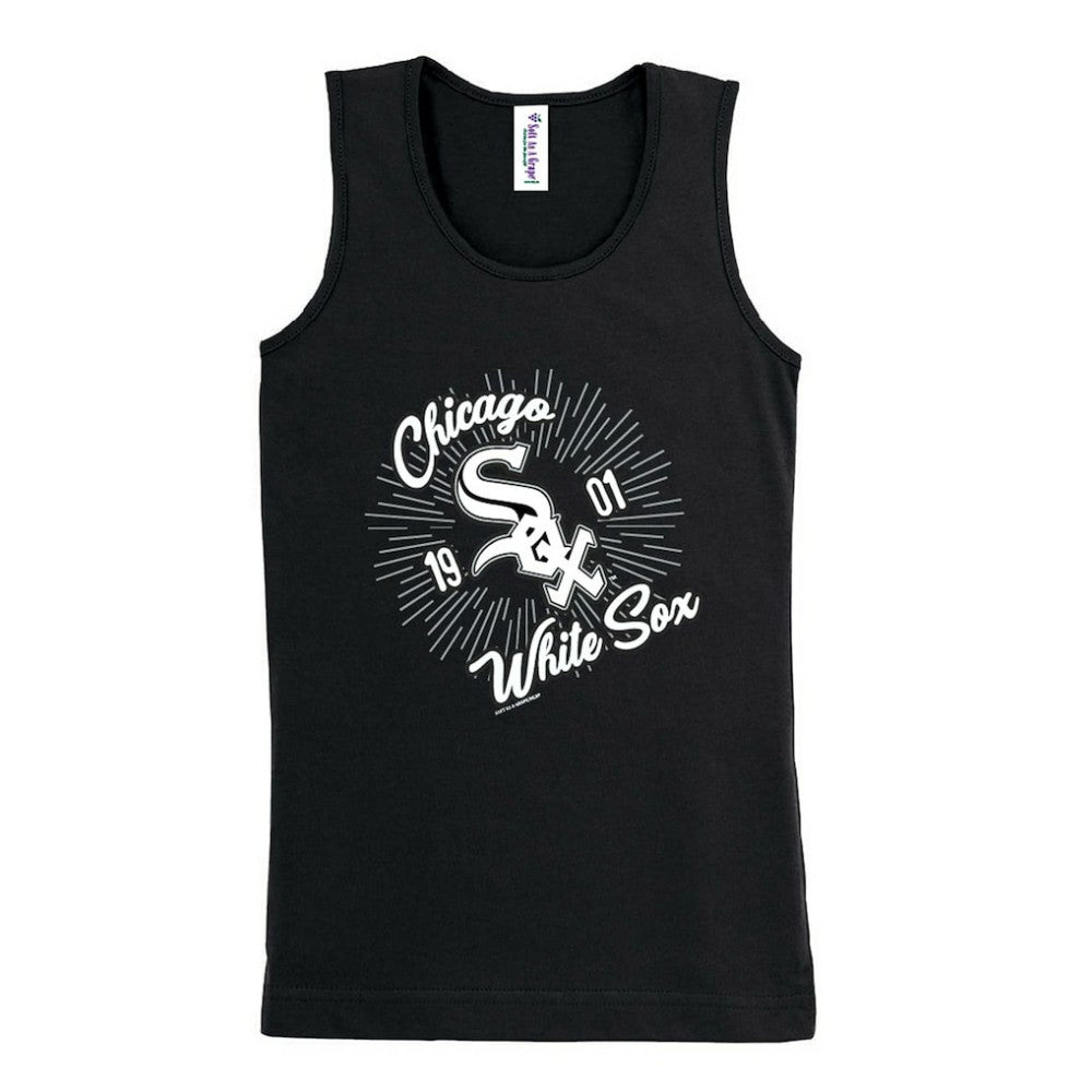 MLB Chicago White Sox Soft as a Grape Girls Youth Tank Top