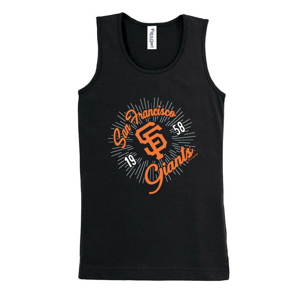 MLB San Francisco Giants Soft as a Grape Girls Youth Tank Top