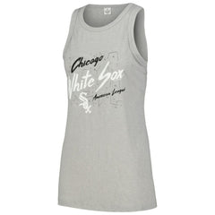 MLB Chicago White Sox Soft as a Grape Women's Gauze High Neck Tank Top