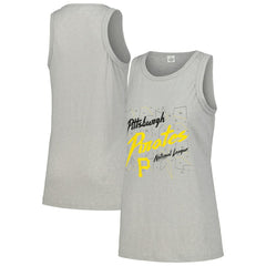 MLB Pittsburgh Pirates Soft as a Grape Women's Gauze High Neck Tank Top