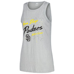 MLB San Diego Padres Soft as a Grape Women's Gauze High Neck Tank Top
