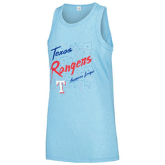 MLB Texas Rangers Soft as a Grape Women's Gauze High Neck Tank Top