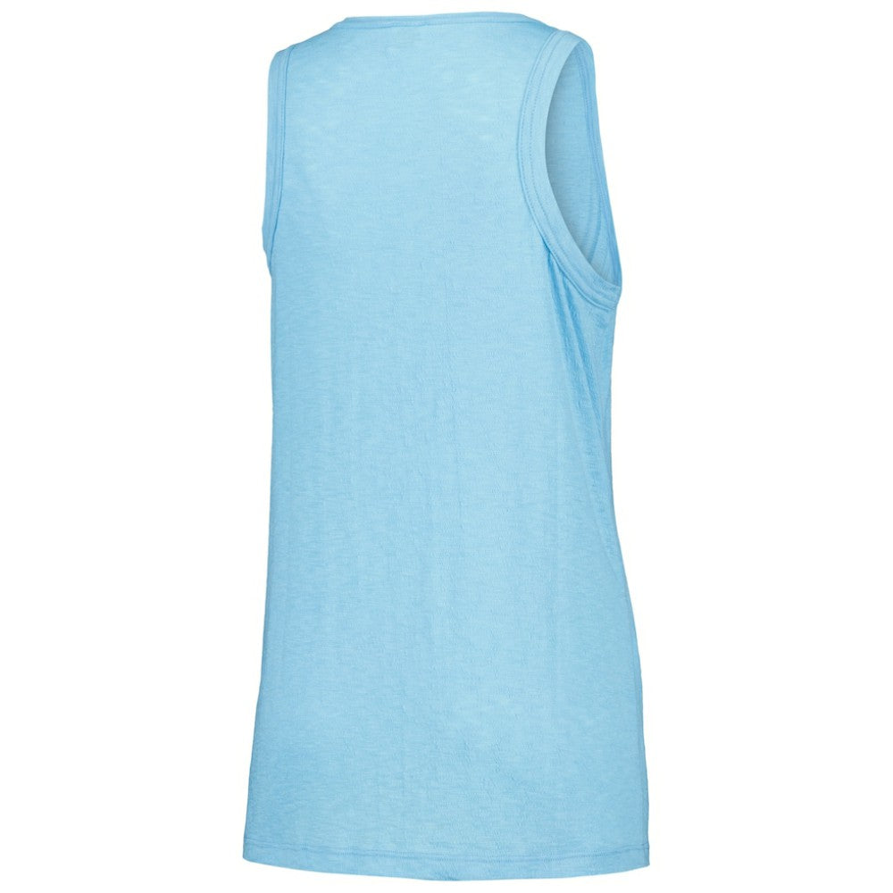 MLB Texas Rangers Soft as a Grape Women's Gauze High Neck Tank Top